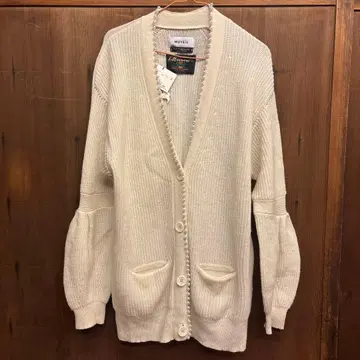 MUVEIL 아이보리 니트 가디건