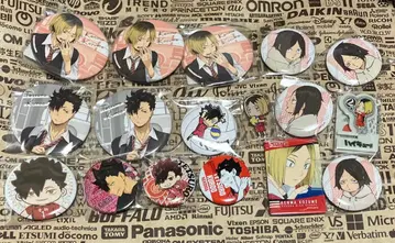 하이큐!! 트레이딩 캔뱃지 쿠로오 테츠로 코즈메 켄마 총 17점