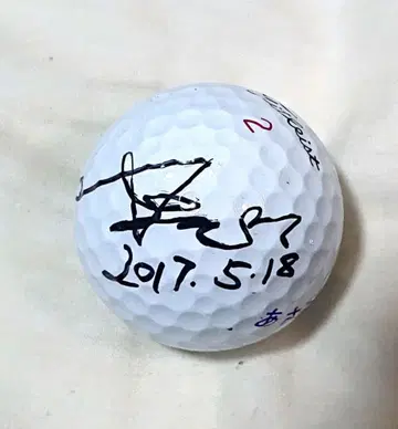 키쿠치 아사미 jlpga 친필 사인 오운 네임 볼 여자 골프 프로