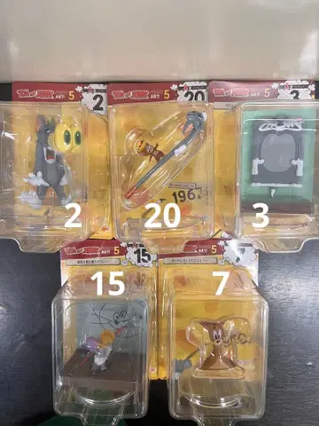 톰과 제리 happy 복권 A상 5점 세트