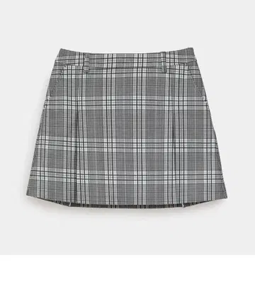 Callaway 스트레치 피케 체크 무늬 스커트
