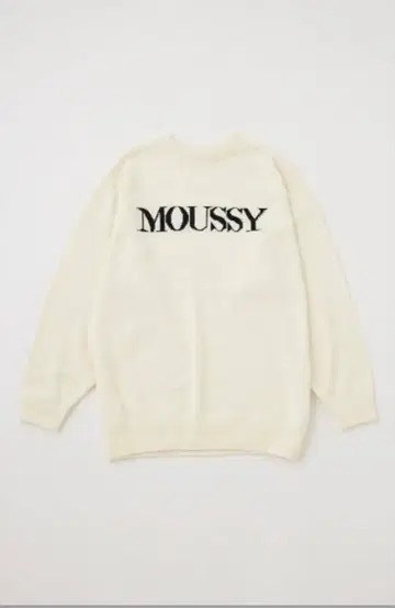 MOUSSY 아이보리 긴팔 스웨터
