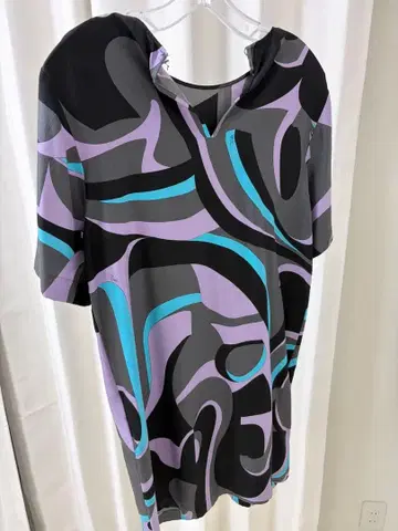 EMILIO PUCCI 추상 디자인 원피스