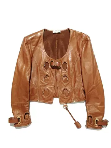 레어 잔프랑코 페레 가죽 아일렛 가죽 자켓 42 일본 국내 ML 정도