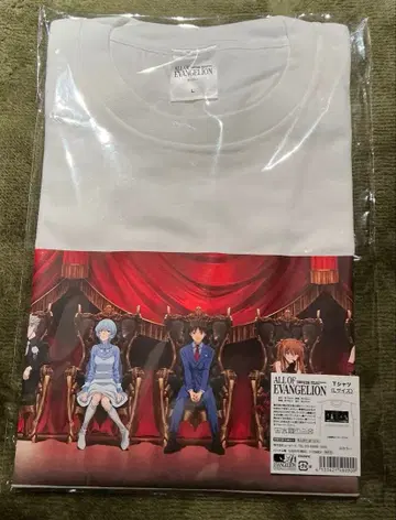 ALL OF EVANGELION 30주년 기념전 T셔츠 L사이즈