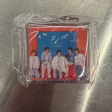 M!LK 미니 재킷 키링 블루 샤워