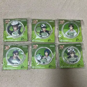 신 테니스의 왕자님 중국 한정판 팬더 캔뱃지 세트