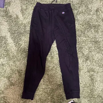Champion 블랙 스웨트 팬츠 L 사이즈