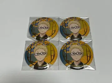 하이큐 츠키시마 케이 금박 배지 컬렉션 최애 여행 4개 세트 판매