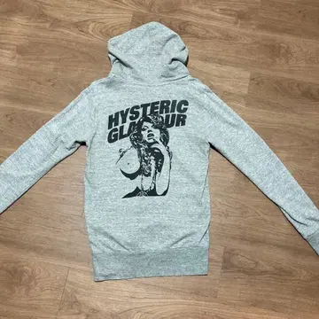 HYSTERIC GLAMOUR 그레이 집업 후드티