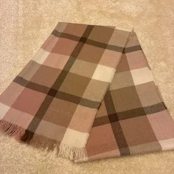 BLUE LABEL 체크 무늬 머플러