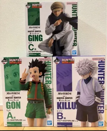 제일복권 HUNTER x HUNTER 곤 키루아 진 피규어 3체 세트