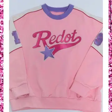 알이이도트 RE. 배색 맨투맨 미사용 새상품