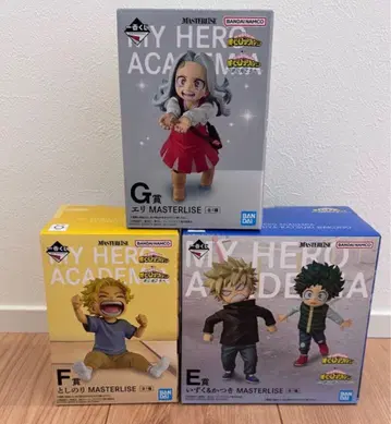 제일복권 나의 히어로 아카데미아 MASTERLISE 피규어 3체 세트