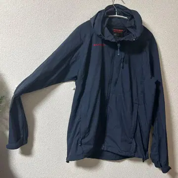 MAMMUT 후드 부착 마운틴 파카 네이비