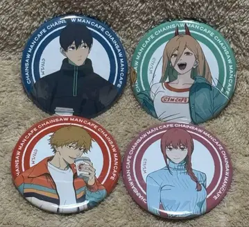 체인소 맨 카페 캔 배지 풀 컴프 세트