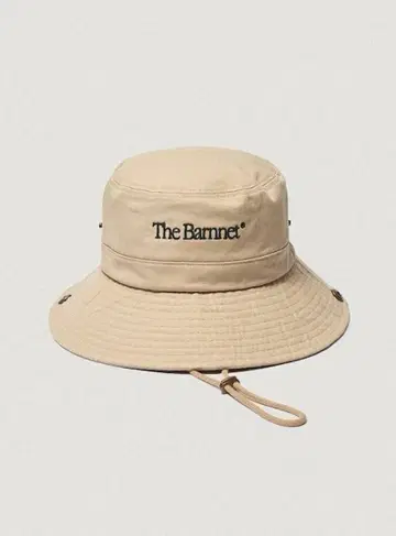 The Barnnet 로고 사파리 햇 베이지