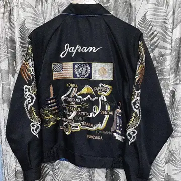 히아리스톤 수베니어 자켓 리버서블 스카잔