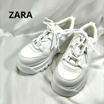 ZARA 통굽 스니커즈 화이트 23.5cm