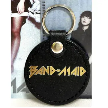BAND-MAID 가죽 키링 블랙