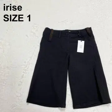 [미사용 새상품] 이리제 하프 팬츠 퀼팅 울 무지 심플 (442