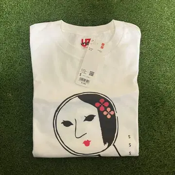 새상품 교토 한정판 콜라보 UNIQLO 요지야 기름종이 T셔츠 S