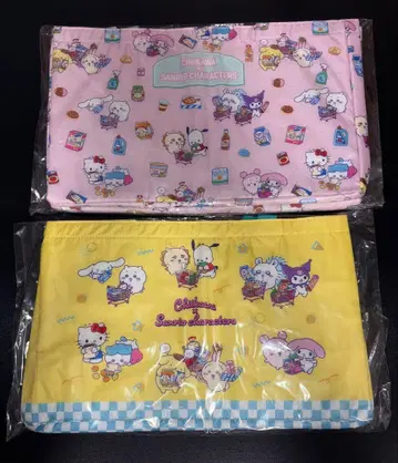 치이카와 x 산리오 캐릭터즈 레지 바스켓 백 2종 세트