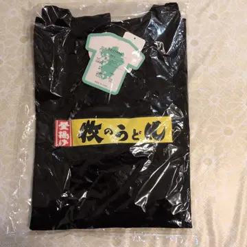 마키노 우동 T셔츠 블랙 LL 사이즈