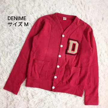 빈티지 DNM 스포츠 레드 로고 가디건 사이즈 M