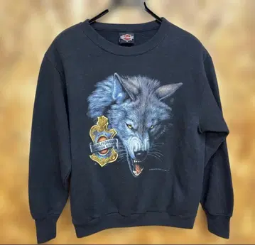 90s 할리데이비슨 로고 맨투맨