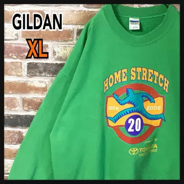 [ good 디자인 ] GILDAN 길단 맨투맨 toyota 그린 XL