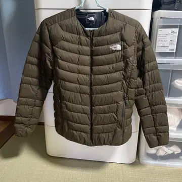 THE NORTH FACE 올리브 그린 다운 자켓 M