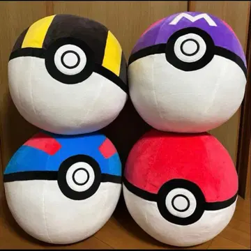 포켓몬, 몬스터볼 봉제 인형 4개 세트