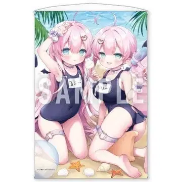 우사시로마니 쌍둥이 사큐바스짱 B2 태피스트리