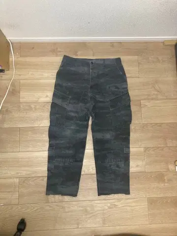 PROPPER 군용 팬츠 버튼 플라이 W36 카고 팬츠 더블니