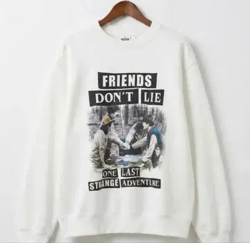 헤비웨이트 맨투맨 풀오버 기묘한 이야기 미지의 세계