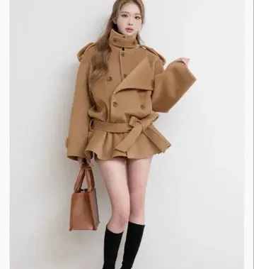 Darich 드롭 숄더 자켓 코트 카멜 FREE 사이즈