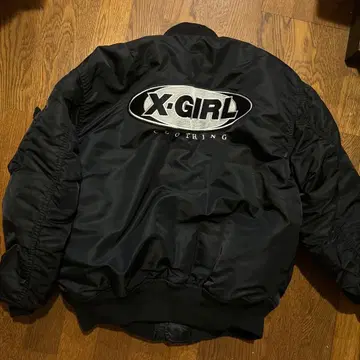 X-GIRL MA-1 자켓 블랙