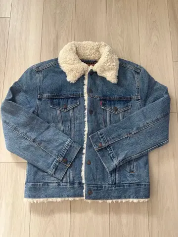 새상품 Levi's 보아 포함 데님 자켓 여성용 XS 겨울옷