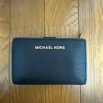 MICHAEL KORS 블랙 이단 접이식 지갑