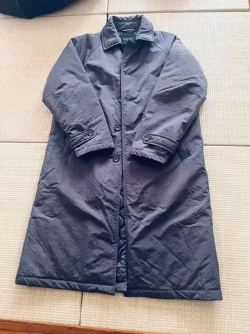 나일론 충전솜 롱 코트