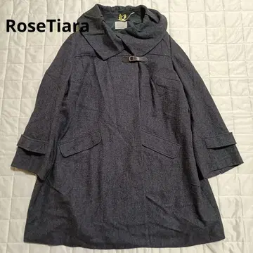 로즈 티아라 케이프 코트 그레이