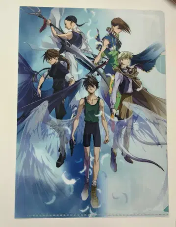 건담 W 아사기 사쿠라 화집 클리어 파일 30주년 애니메이트 특전