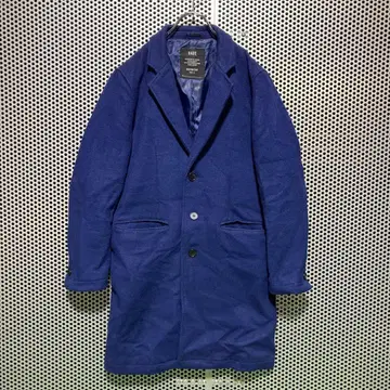 HARE 체스터 코트 롱 기장 블루 S