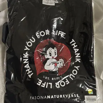 PASONANATUREVERSE 블랙 T셔츠 XL 만박 한정판
