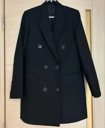 띠어리 자켓 코트 체스터 코트 0 블랙 더블