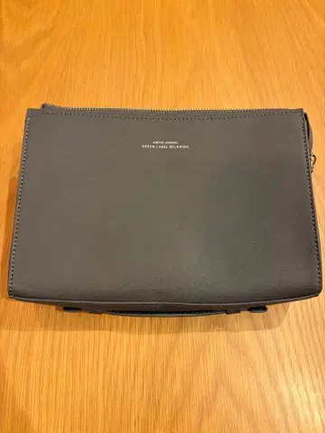 그린라벨 클러치백 그레이