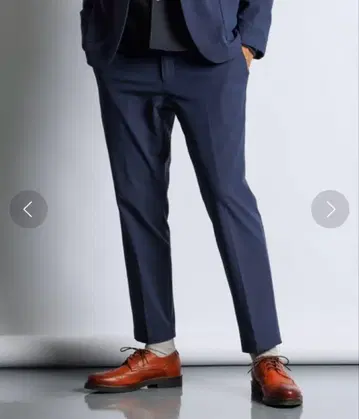 [ 정가 14,300엔 ] 접촉 냉감 방지 주름 가공 이지 슬랙스 M