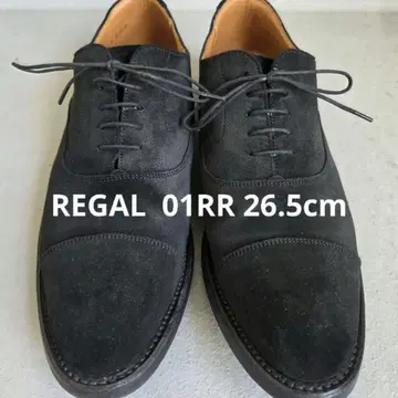 REGAL 블랙 스웨이드 01RR 26.5cm