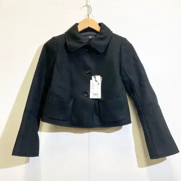 UNIQLO +J 유니클 울 스텐 칼라 쇼트 자켓 블랙 S